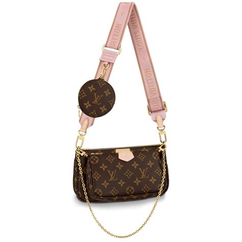 louis vuitton multi pochette accessories pink strap|authentic Louis Vuitton strap.